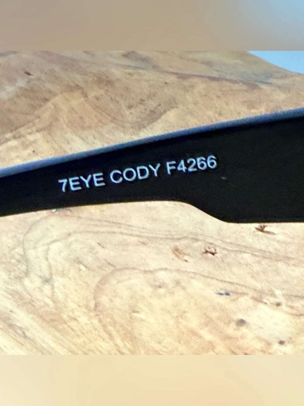 Panoptx 7EYE Cody Full Wrap Black Carbon Frame 100% UVA UVB protection Sunglasse